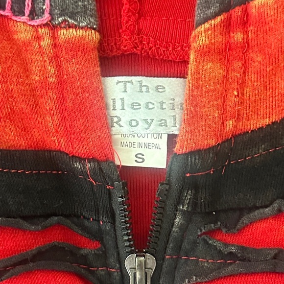 NWT The Collection Royal Colorful Hooded Jacket with Floral Design size Small Re - Picture 6 of 9